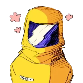 ☺️ 95acf628 SECURITY an ninh, vàng, công nhân, đồng phục, an toàn telegram sticker