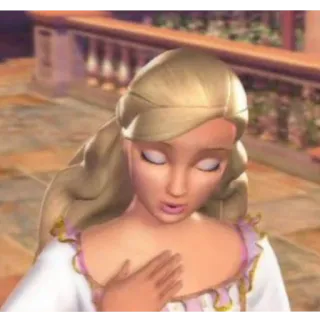 🌺 f78926ec Barbie Barbie, lalka, kreskówka, film, księżniczka, animowany telegram sticker