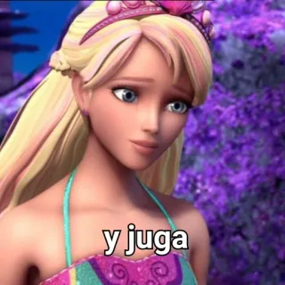 🤮 97d65883 Barbie y juga Barbie, pop, cartoon, animatie telegram sticker