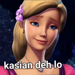 🤮 b2dfe485 Barbie kasian deh lo Barbie, Meme, Cartoon telegram sticker