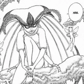 👍 fc588119 YES. fata, anime, manga, fantasy telegram sticker