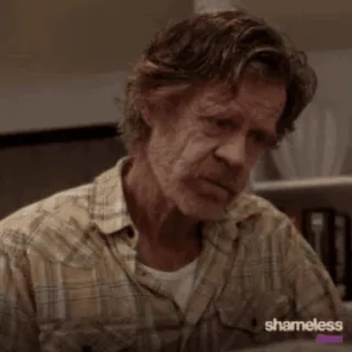 🙁 aab88938 Shameless shameless série de tv, Shameless, William H. Macy telegram sticker