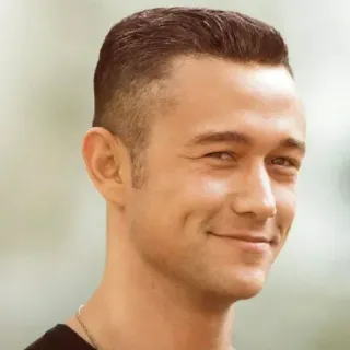 ⭐️ 7b1d0b64 Joseph Gordon-Levitt ator, celebridade, retrato, homem, sorriso telegram sticker