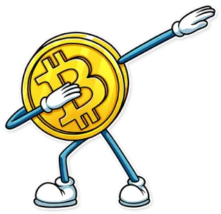 🕺 ef9e5b9b Bitcoin, Krypto, Dab, Kryptowährung, Digitale Währung telegram sticker