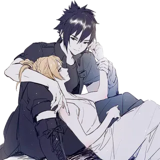 ❤️ 4bdf6b5d Noctis Lucis Caelum Final Fantasy XV Anime, Trò chơi điện tử, Nhân vật, Cặp đôi, Lãng mạn, Final Fantasy telegram sticker