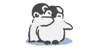 ▫️ 2f7085ba chim cánh cụt, dễ thương, động vật, nhãn dán, phim hoạt hình telegram sticker