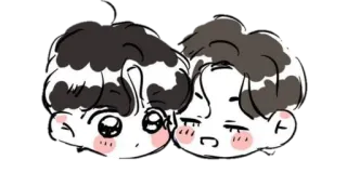 ▫️ e201602b Hoạt hình, Hình vẽ, Dễ thương, Chibi, Anime, Nhân vật telegram sticker