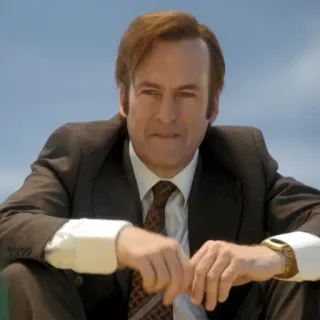 ⚖️ 4b8e1d03 Saul Goodman Better Call Saul адвокат, преступник, телешоу, Боб Оденкерк whatsapp sticker
