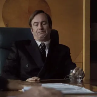 ⚖️ 66e84f96 Saul Goodman Better Call Saul адвокат, Сол, бизнесмен, костюм, офис whatsapp sticker