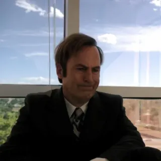 ⚖️ c105c6ae Saul Goodman Better Call Saul адвокат, костюм, офис, Сол Гудман, Лучше позвоните Солу whatsapp sticker