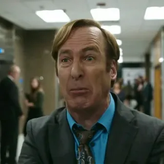 ⚖️ d3f0c1c8 Saul Goodman Better Call Saul адвокат, костюм, смешной, телешоу, Во все тяжкие whatsapp sticker