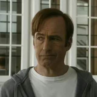 ⚖️ eaa7c438 Saul Goodman Better Call Saul адвокат, сериал, breaking bad, персонаж, преступник whatsapp sticker