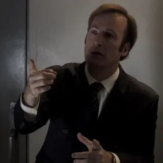 ⚖️ fa7467fc Saul Goodman Better Call Saul адвокат, телешоу, персонаж, сол, гудман whatsapp sticker