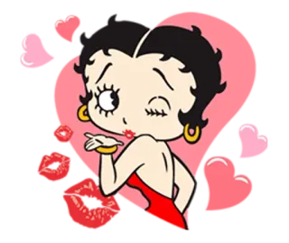 BETTY BOOP whatsapp stickers