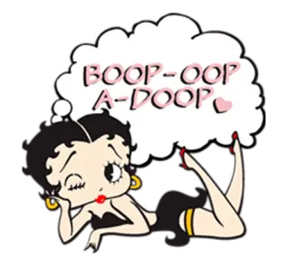 😉 70dd7bb8 Betty Boop BOOP-OOP A-DOOP Desenho animado, Pin-up, Betty Boop, Melindrosa, Vintage, Clássico telegram sticker