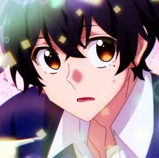 ⬛️ 5f4b816d Anime, Anak laki-laki, Karakter, Potret, Ilustrasi whatsapp sticker