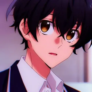 ⬛️ b9906e20 Anime, Anak laki-laki, Potret, Kartun whatsapp sticker