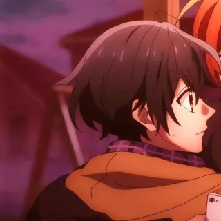 ⬛️ cf6d65c8 anime, kartun, karakter, teman, pelukan whatsapp sticker