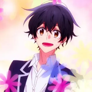 ⬛️ d8c2bf6b Anime, Anak laki-laki, Lucu, Kartun, Ilustrasi whatsapp sticker