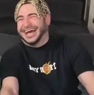 😂 47654884 Why not? humor, positivo, pregunta, ropa, camiseta negra, hombre telegram sticker