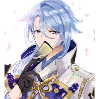 ✨ 3442d153 Ayato Genshin Impact Anime, Fan, Arte, Juegos, Genshin Impact telegram sticker