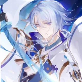 ✨ 3487ab46 Kamisato Ayato Genshin Impact Kamisato Ayato, Genshin Impact, Anime, Personaje, Videojuego telegram sticker