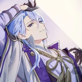 ✨ 7a03e9c9 Ayato Genshin Impact Anime, Videojuego, Genshin Impact, Ayato, Personaje telegram sticker