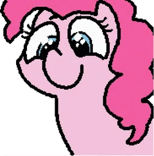 😊 e9d61059 Pinkie Pie My Little Pony ピンキーパイ, カートゥーン, ポニー, マイリトルポニー, かわいい, 友情 telegram sticker
