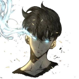 😏 4f633966 Sung Jinwoo Solo Leveling Anime, Manga, Solo Leveling, Sung Jinwoo, Hunter, Fantasy, Sistema di livelli telegram sticker