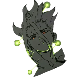 😁 dabc61bf Senku Ishigami Dr. Stone Anime, Dr. Stone, Senku, Manga, Scienza, Personaggio telegram sticker