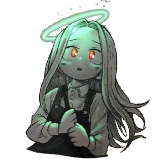 😚 efea2128 Eri Anime, My Hero Academia, MHA, Eri, Carino, Angelo, Aureola telegram sticker