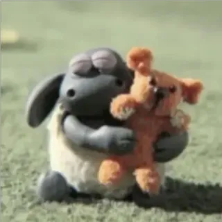 🐑 0b7b4834 Shaun the Sheep Shaun the Sheep, การ์ตูน, แกะ, ของเล่น, น่ารัก, ดินน้ำมันแอนิเมชัน telegram sticker