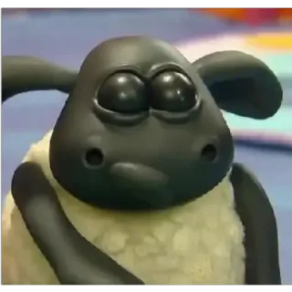 🐑 70ff5423 Shaun Shaun the Sheep Shaun the Sheep, การ์ตูน, แกะ, แอนิเมชัน telegram sticker