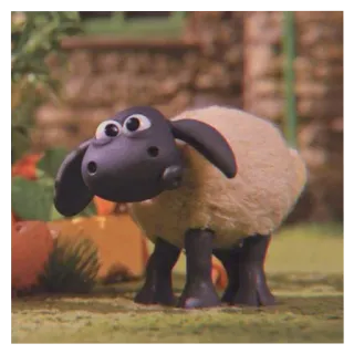 🐑 b4a04020 Shaun Shaun the Sheep Shaun the Sheep, แกะ, แอนิเมชัน, การ์ตูน, สัตว์, ฟาร์ม telegram sticker