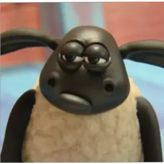 🐑 dec56ccf Shaun Shaun the Sheep Shaun the Sheep, แกะ, การ์ตูน, รายการทีวี, ตัวละคร telegram sticker