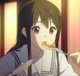 ⭐️ 47ec5344 Anime, Essen, Nahrung, Charakter telegram sticker