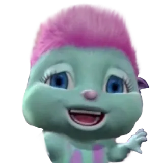 🥴 007c8da9 Bibble Fairytopia บิบเบิล, แฟรี่โทเปีย, ตัวละคร, น่ารัก, การ์ตูน whatsapp sticker