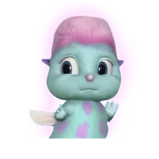 😳 30e894a2 Bibble บิบเบิ้ล, นางฟ้า, บาร์บี้, ตัวละคร, น่ารัก whatsapp sticker