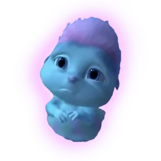 😢 59bed4a4 ตุ๊กตา, เศร้า, สีน้ำเงิน, การ์ตูน, น่ารัก, สีม่วง whatsapp sticker