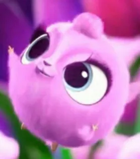 🚼 2327a482 น่ารัก, สัตว์, การ์ตูน, สีชมพู, มีขน telegram sticker