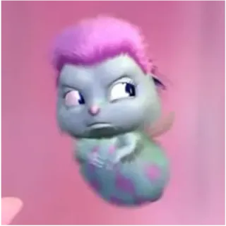 🚼 a260823a Bibble บิบเบิล, ตัวละคร, น่ารัก, สีชมพู, การ์ตูน telegram sticker