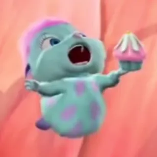 👑 9da521de Bibble Barbie: Mermaidia bleu, mignon, créature, fantaisie, Barbie whatsapp sticker