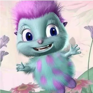 👑 e556def0 Bibble Barbie barbie, bibble, fée, mignon, dessin animé whatsapp sticker