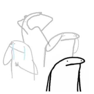 ☁️ f6278efe Meme, Sticker, Emotion, Traurig, Florkofcows telegram sticker