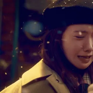 💯 9602e6ae llorando, triste, lágrimas, mujer, emocional telegram sticker