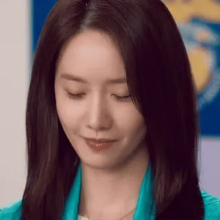 💯 e6160a15 mujer, actriz, retrato, coreana, asiática, sonrisa, ojos cerrados telegram sticker