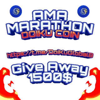 AMA MARATHON DOIKUCOIN telegram stickers