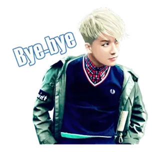 🖖 610c19d8 Bye-bye 人物, 再见, 告别, 问候, 再见 telegram sticker