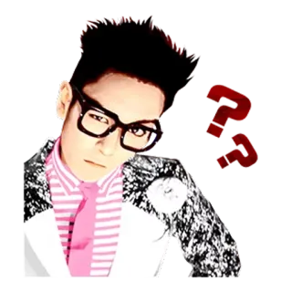 🤔 e728bdfa 男人, 眼镜, 问号, 思考, 困惑, 肖像 telegram sticker