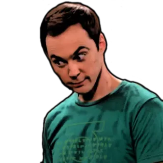 😳 52563d1e Sheldon Cooper The Big Bang Theory Sheldon, The Big Bang Theory, Sitcom, Jim Parsons, Nerd, Scienza, Divertente, Serie TV telegram sticker